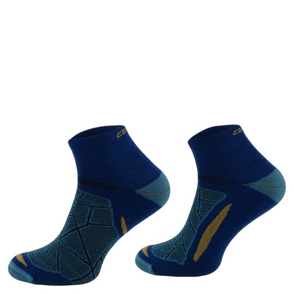 Comodo Sokken - Wandelsokken Merinowol - TREUL02 Blauw #kleur_blauw